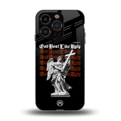 god don't like ugly back phone cover | glass case for iphone 15 pro