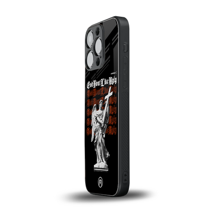 god don't like ugly back phone cover | glass case for iphone 14 pro