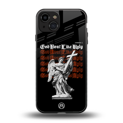 god don't like ugly back phone cover | glass case for iphone 14