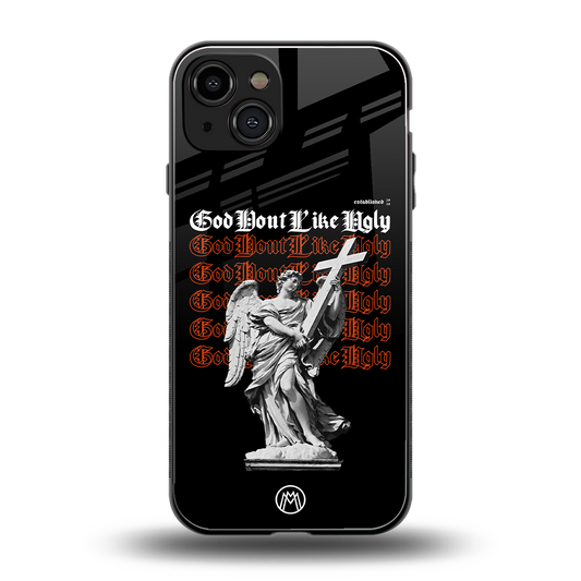 god don't like ugly back phone cover | glass case for iphone 14