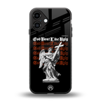 god don't like ugly back phone cover | glass case for iphone 16 plus
