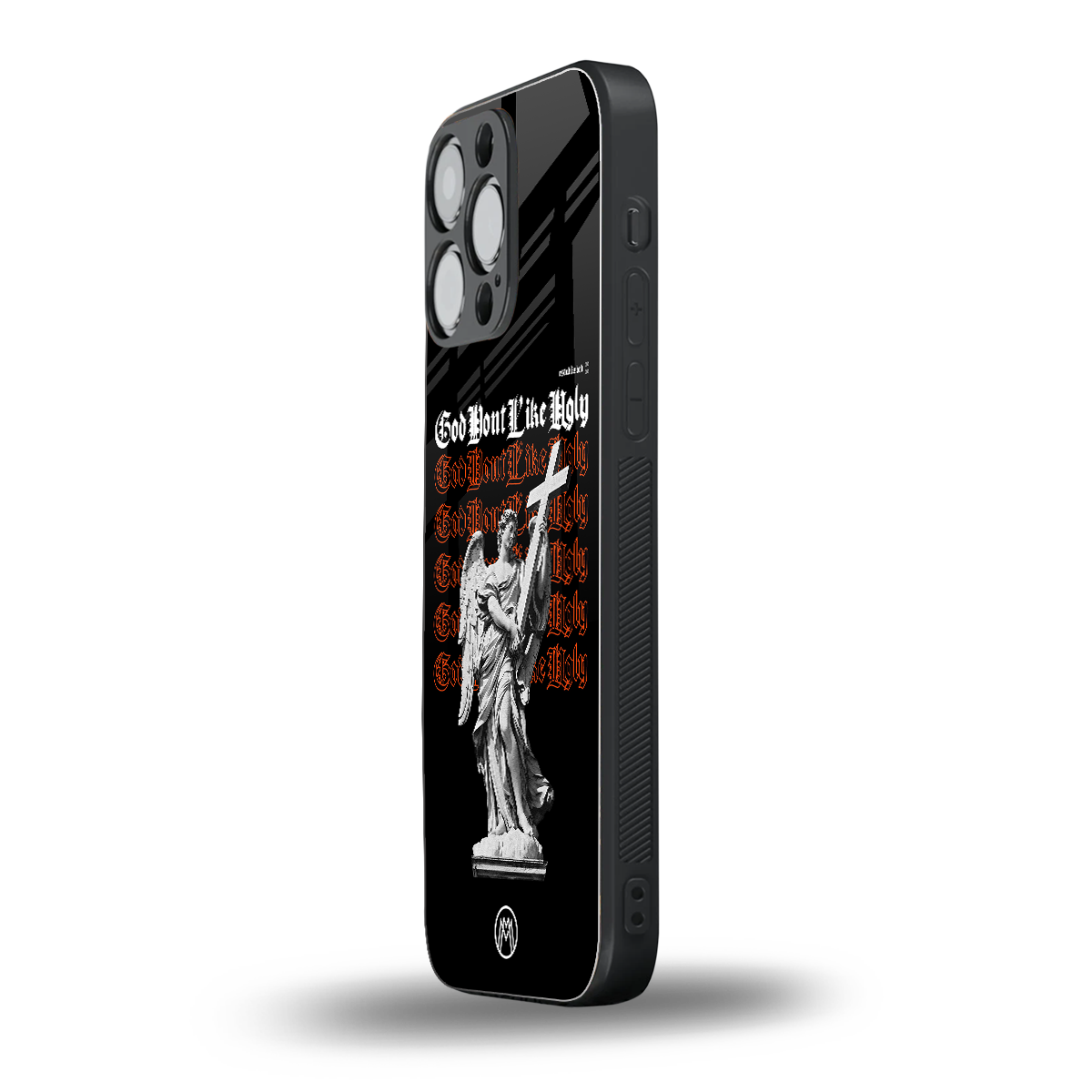 god don't like ugly back phone cover | glass case for iphone 16 pro max