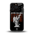 god don't like ugly back phone cover | glass case for iphone 16 pro