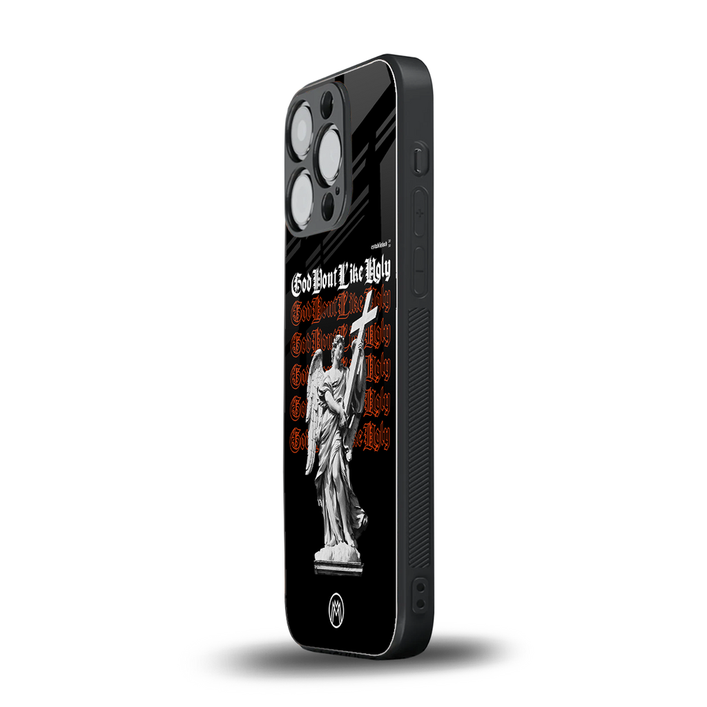 god don't like ugly back phone cover | glass case for iphone 16 pro