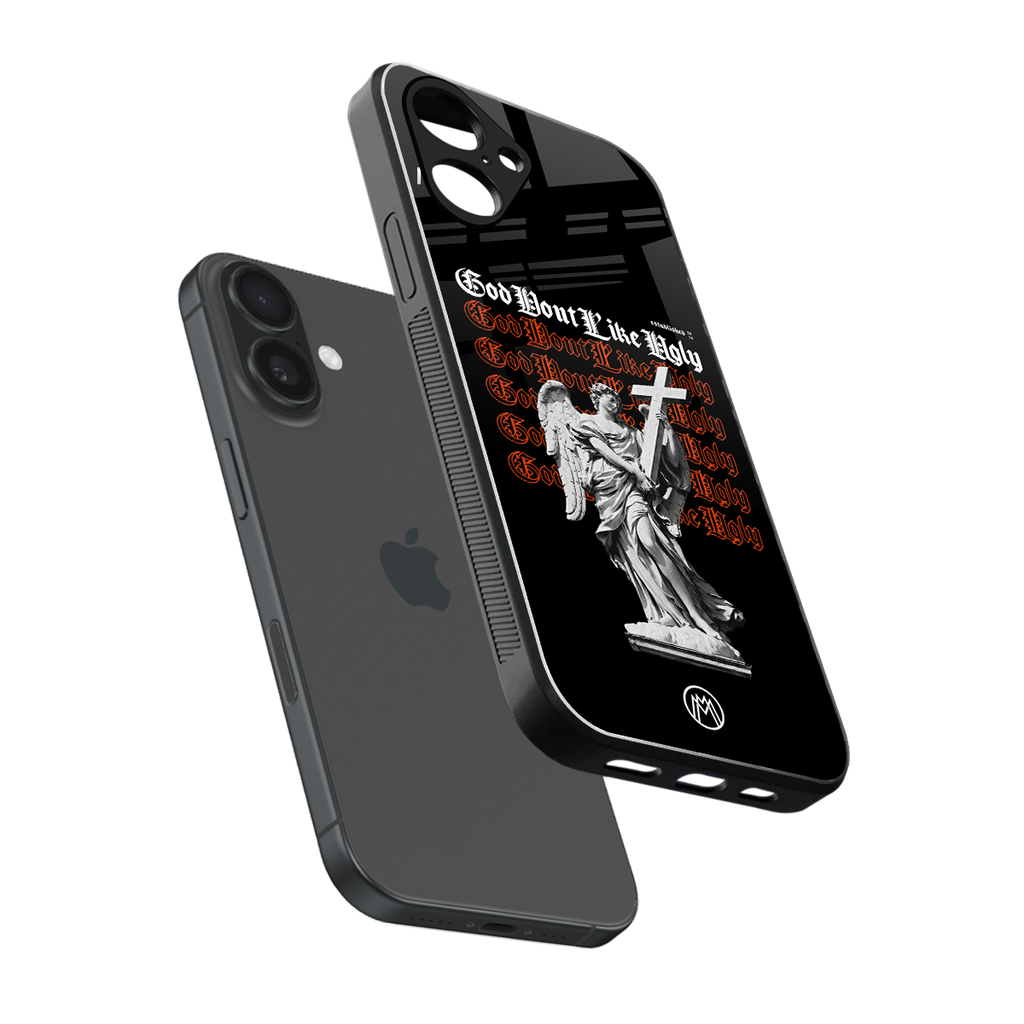 god don't like ugly back phone cover | glass case for iphone 16