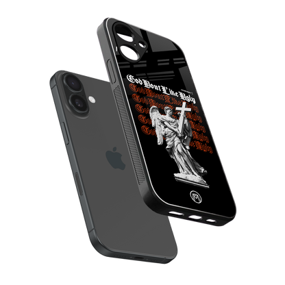 god don't like ugly back phone cover | glass case for iphone 16