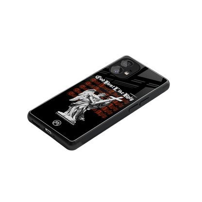god don't like ugly back phone cover | glass case for nothing phone 1