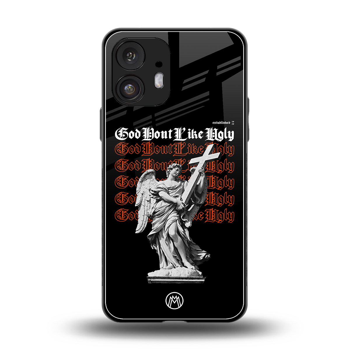 god don't like ugly back phone cover | glass case for nothing phone 2