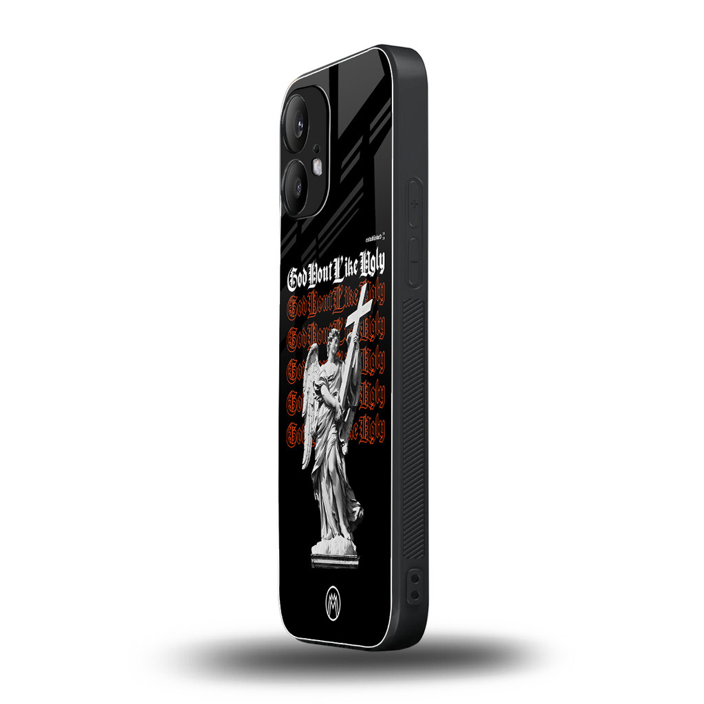 god don't like ugly back phone cover | glass case for nothing phone 2