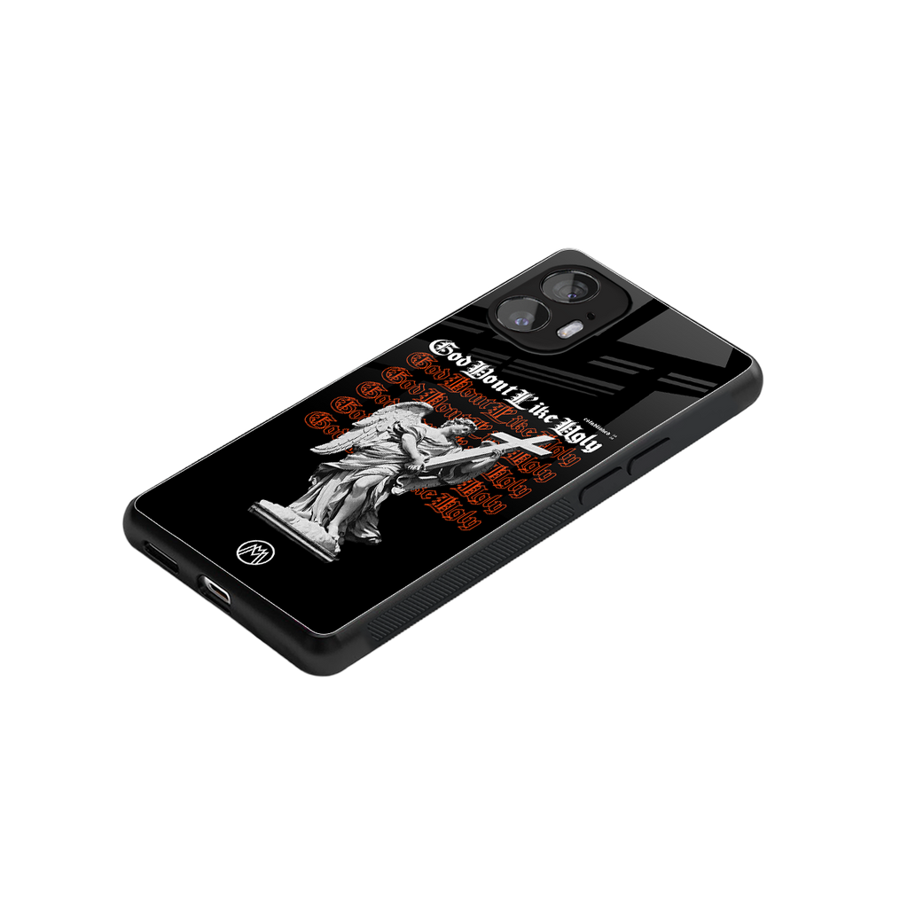 god don't like ugly back phone cover | glass case for nothing phone 2