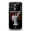 god don't like ugly back phone cover | glass case for oneplus nord 3