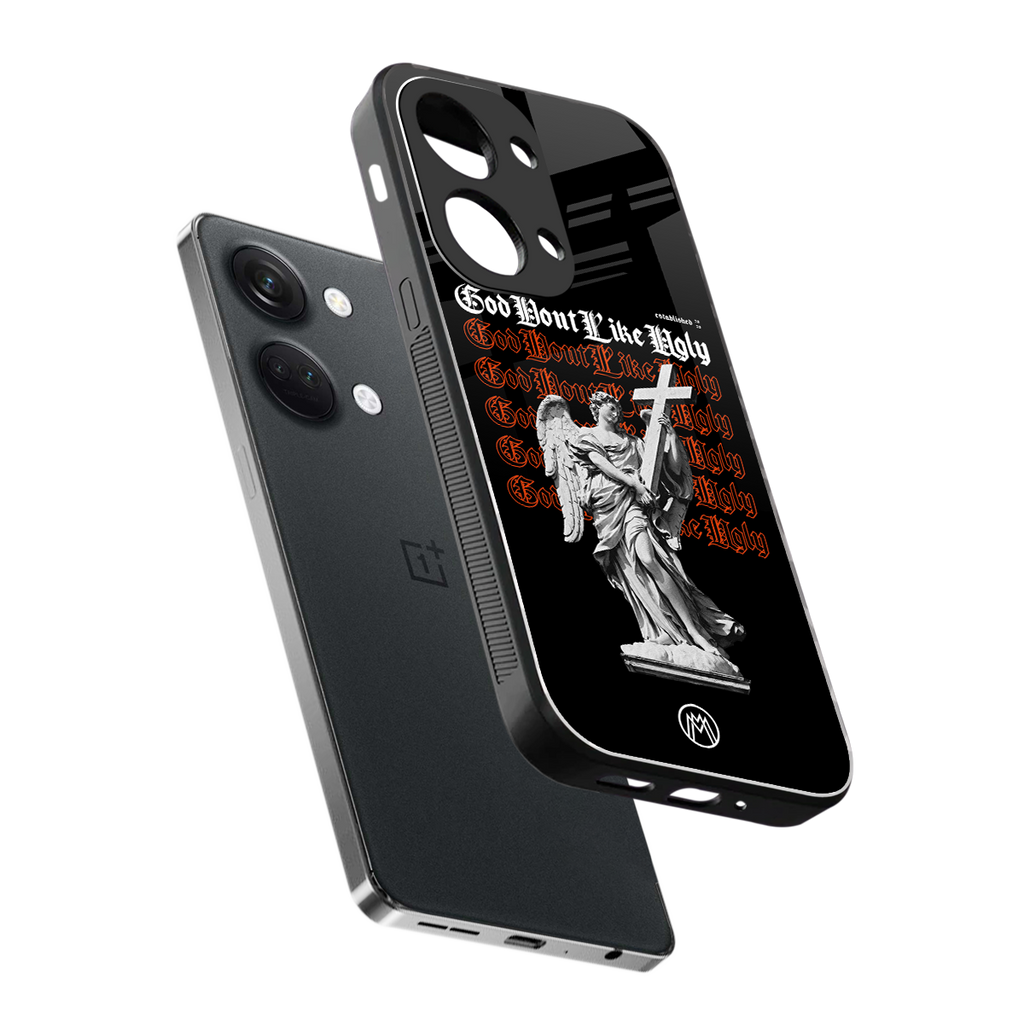 god don't like ugly back phone cover | glass case for oneplus nord 3