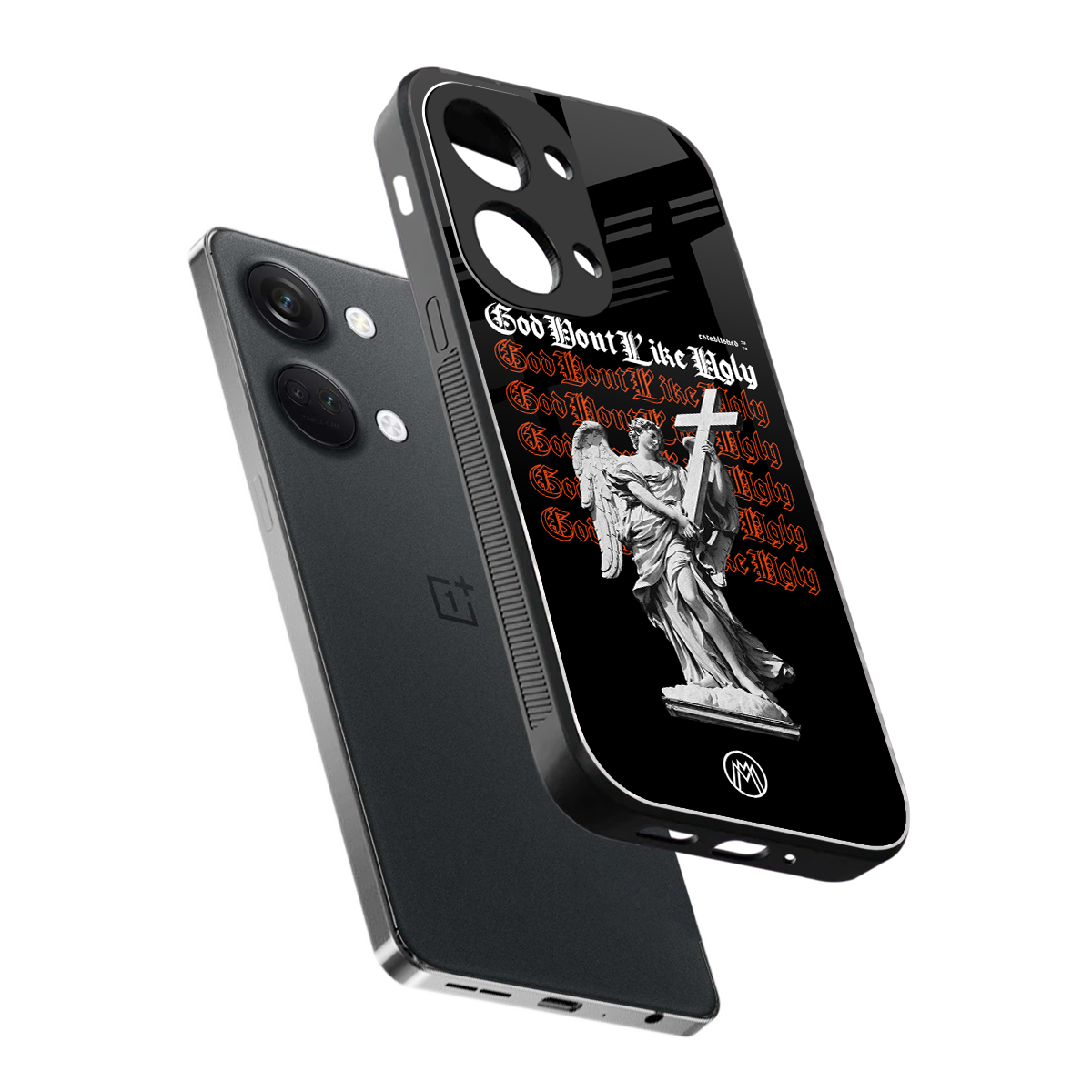 god don't like ugly back phone cover | glass case for oneplus nord 3