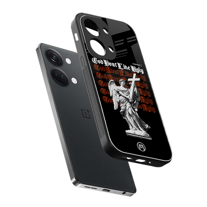 god don't like ugly back phone cover | glass case for oneplus nord 3