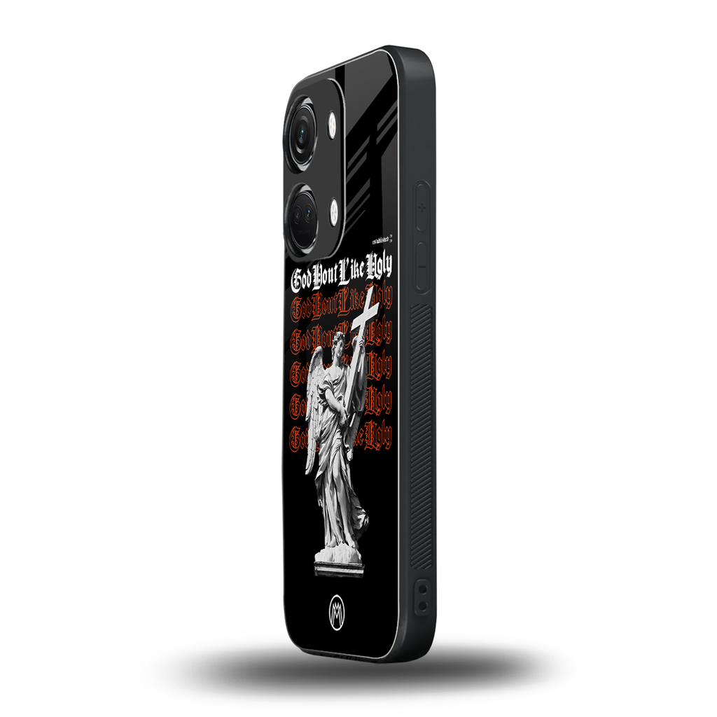 god don't like ugly back phone cover | glass case for oneplus nord 3