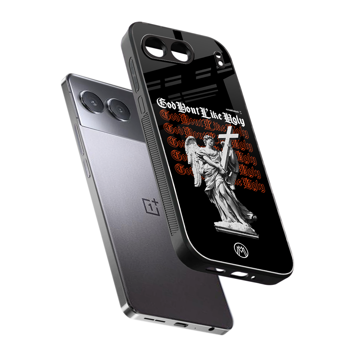 god don't like ugly back phone cover | glass case for oneplus nord 4
