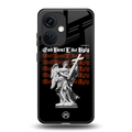 god don't like ugly back phone cover | glass case for oneplus nord ce 3