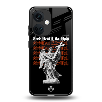 god don't like ugly back phone cover | glass case for oneplus nord ce 3