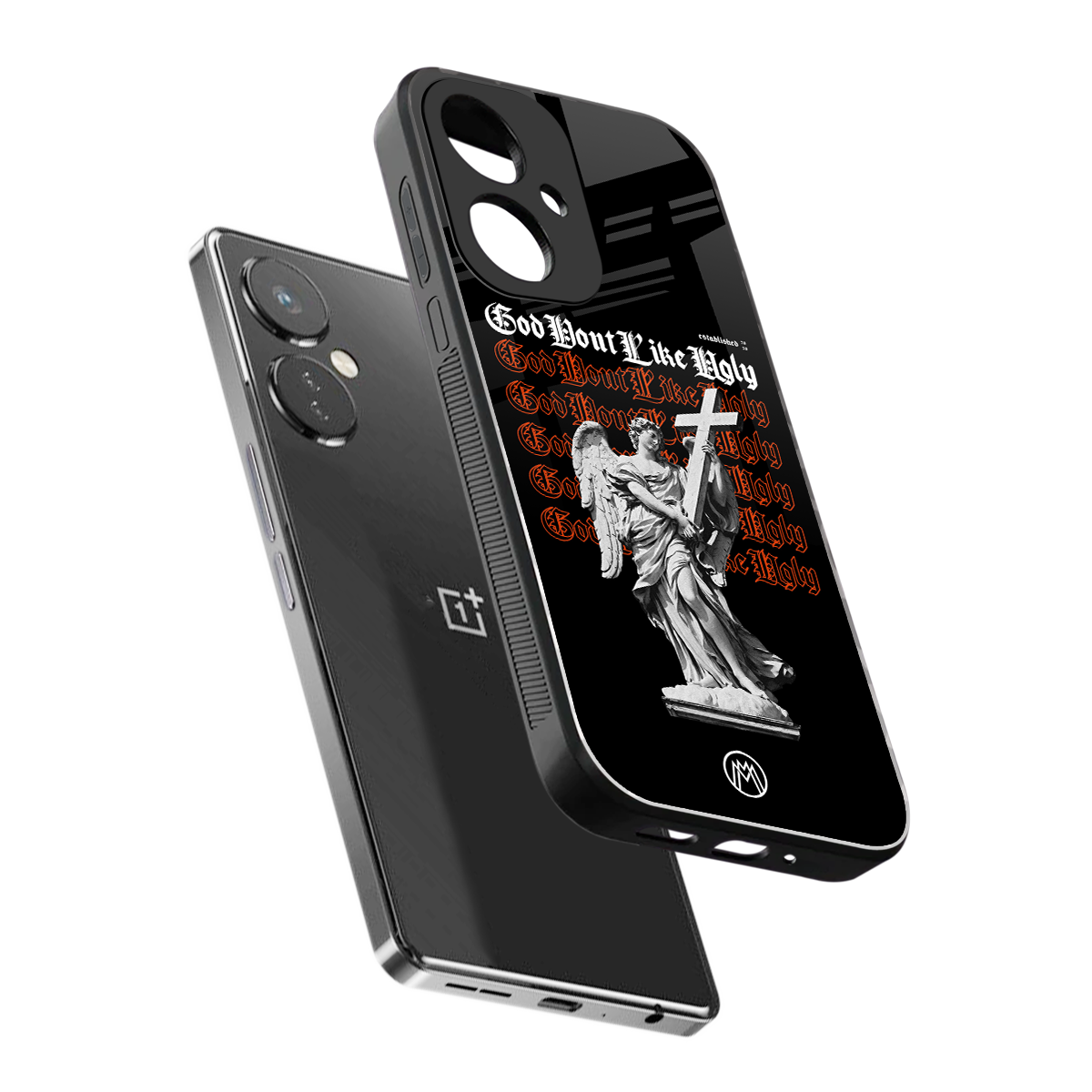 god don't like ugly back phone cover | glass case for oneplus nord ce 3