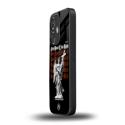 god don't like ugly back phone cover | glass case for oneplus nord ce 3