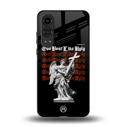 god don't like ugly back phone cover | glass case for oneplus nord ce 4 lite