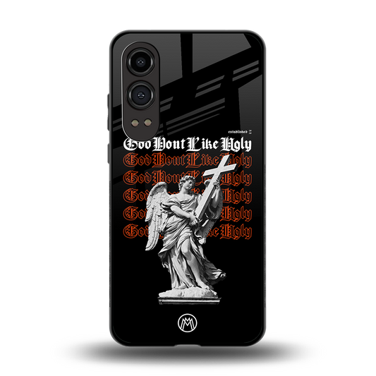 god don't like ugly back phone cover | glass case for oneplus nord ce 4 lite