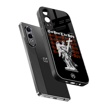 god don't like ugly back phone cover | glass case for oneplus nord ce 4 lite