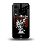 god don't like ugly back phone cover | glass case for oneplus nord ce 4