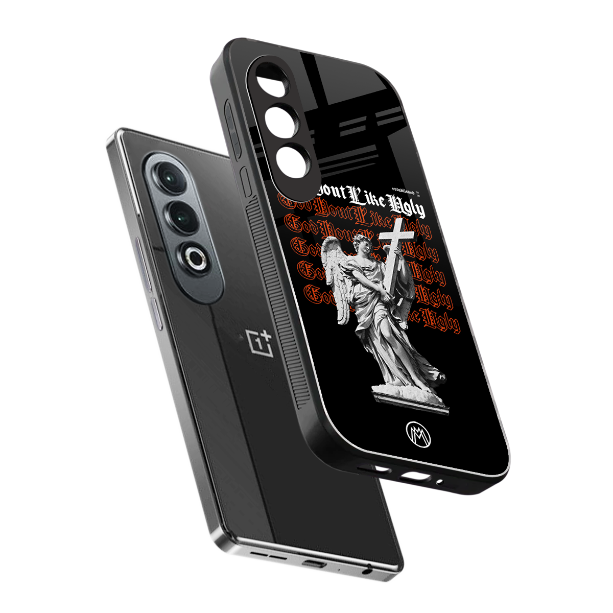 god don't like ugly back phone cover | glass case for oneplus nord ce 4