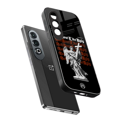 god don't like ugly back phone cover | glass case for oneplus nord ce 4