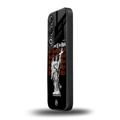god don't like ugly back phone cover | glass case for oneplus nord ce 4