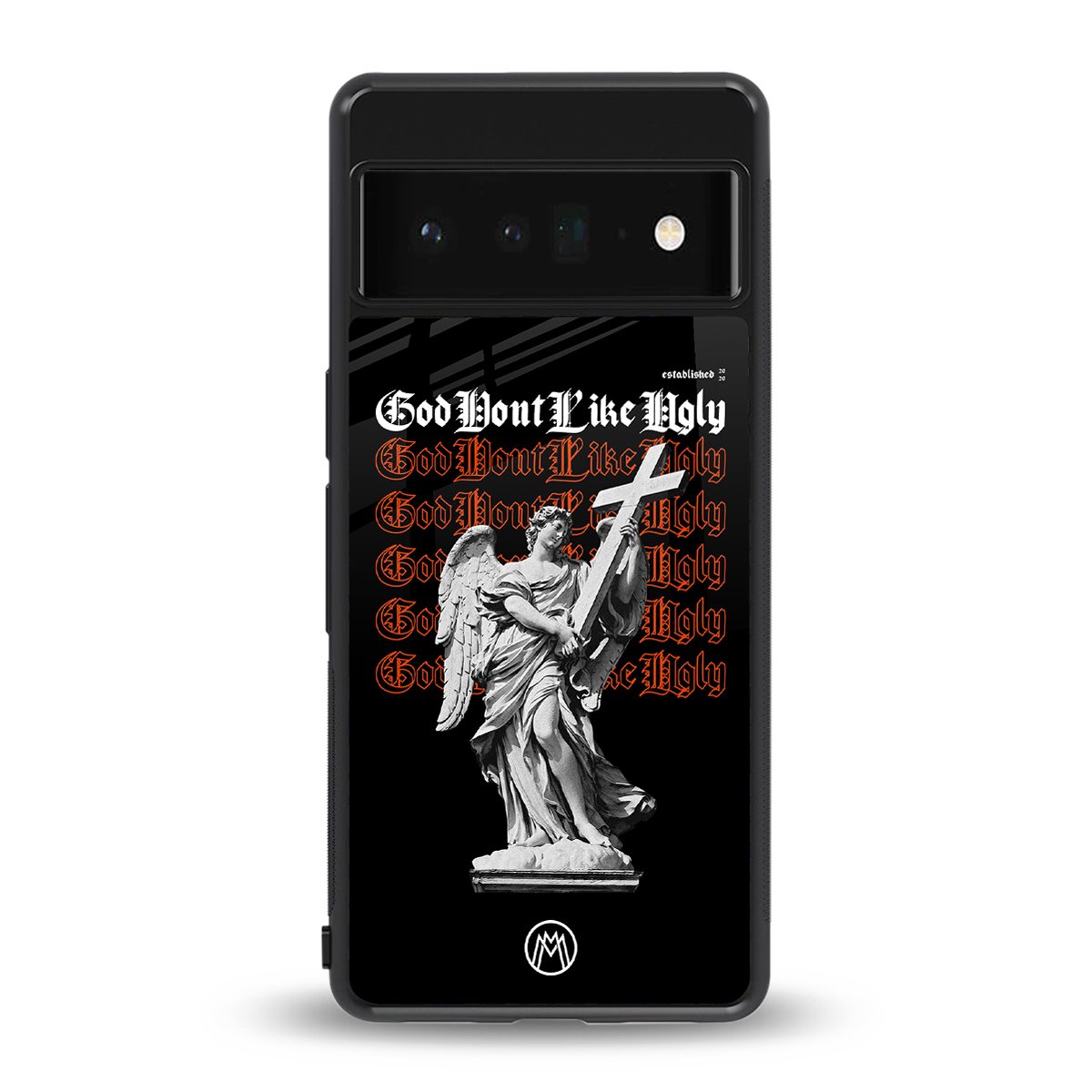 god don't like ugly back phone cover | glass case for google pixel 6 pro
