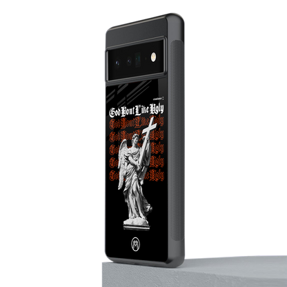 god don't like ugly back phone cover | glass case for google pixel 6 pro