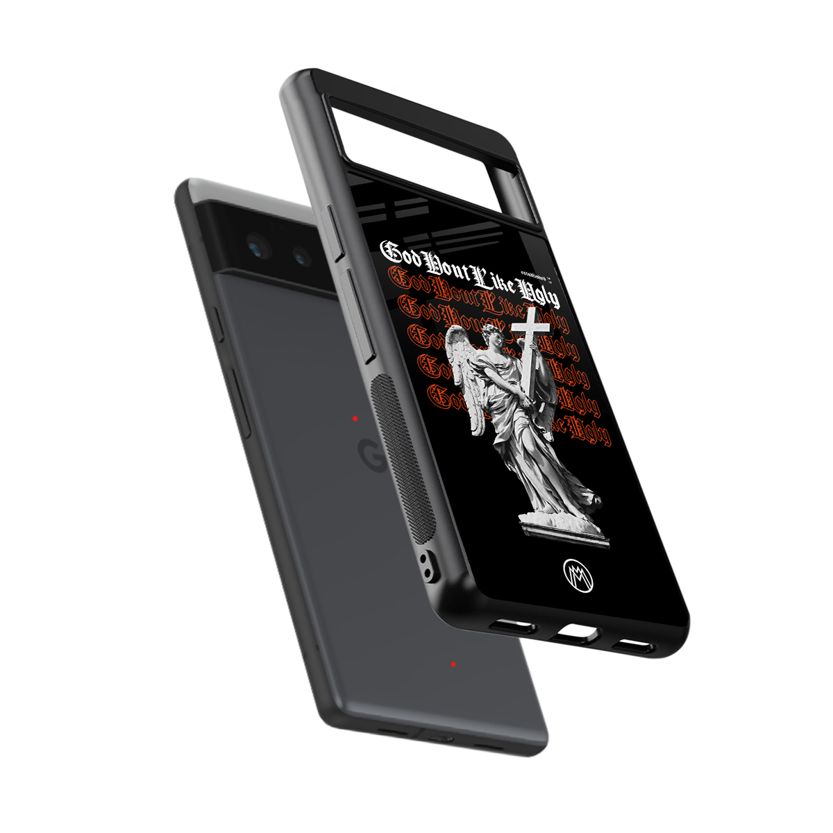 god don't like ugly back phone cover | glass case for Google Pixel 6A