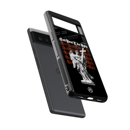 god don't like ugly back phone cover | glass case for Google Pixel 6A