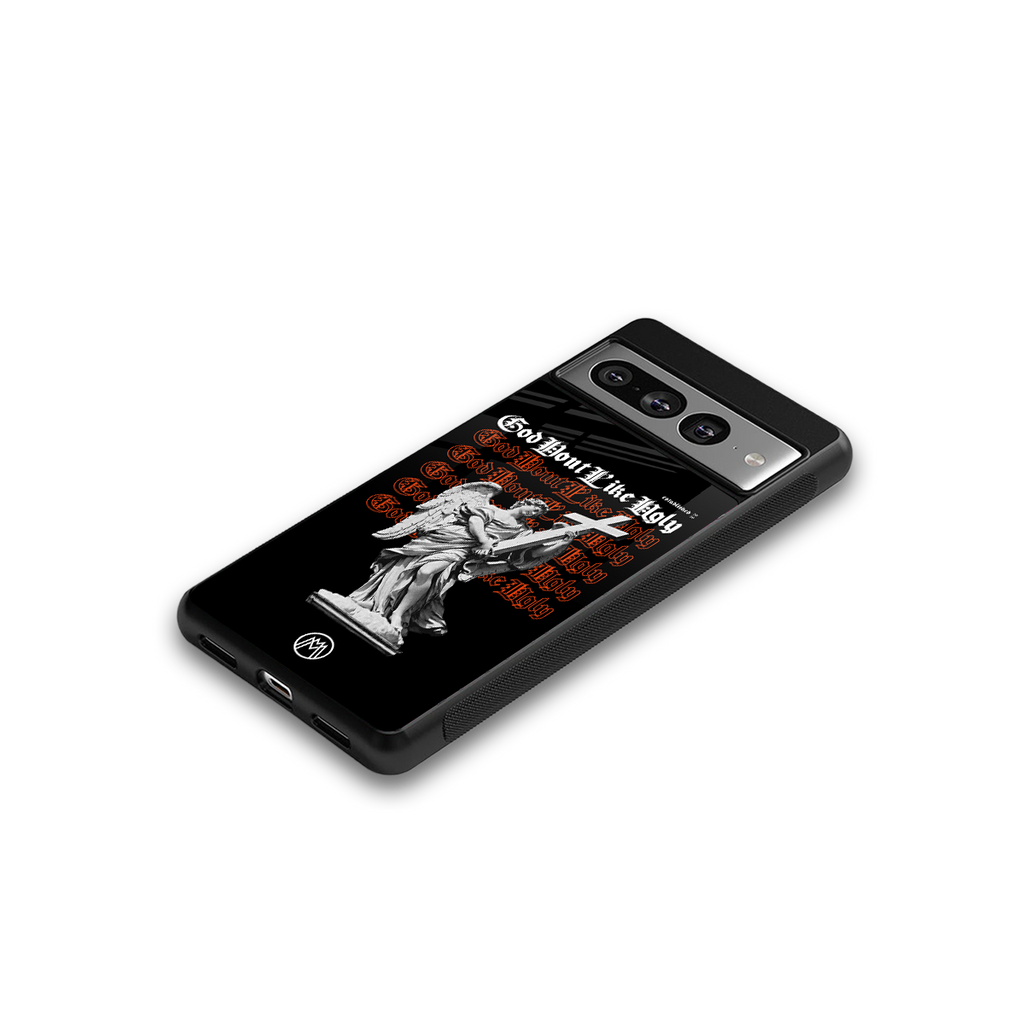 god don't like ugly back phone cover | glass case for google pixel 7 pro