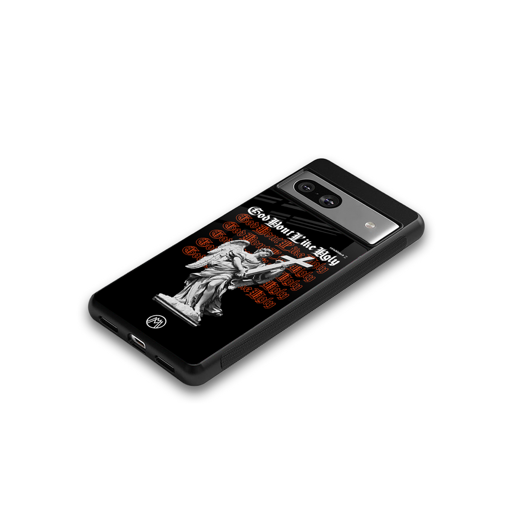 god don't like ugly back phone cover | glass case for Google Pixel 7