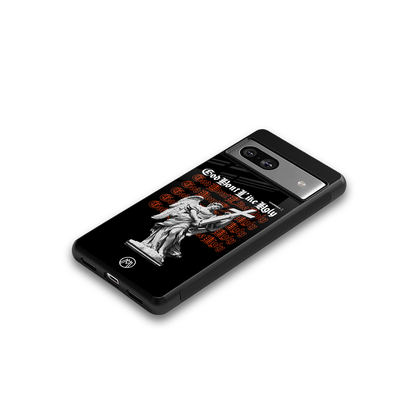 god don't like ugly back phone cover | glass case for Google Pixel 7A