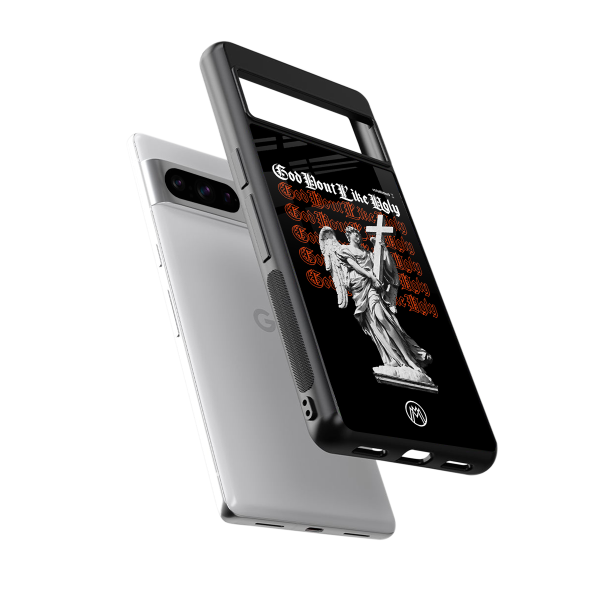 god don't like ugly back phone cover | glass case for google pixel 8 pro