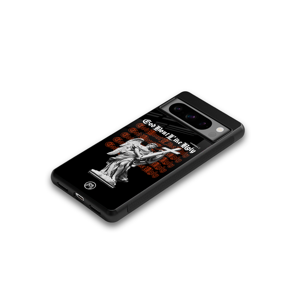 god don't like ugly back phone cover | glass case for google pixel 8 pro