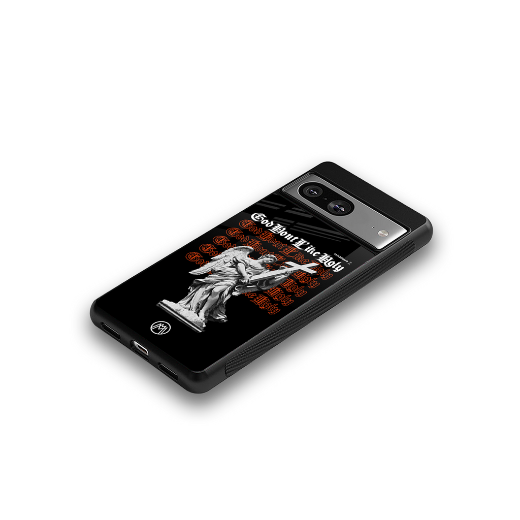 god don't like ugly back phone cover | glass case for Google Pixel 8