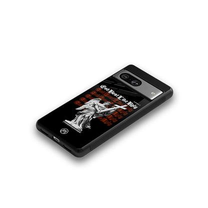 god don't like ugly back phone cover | glass case for Google Pixel 8