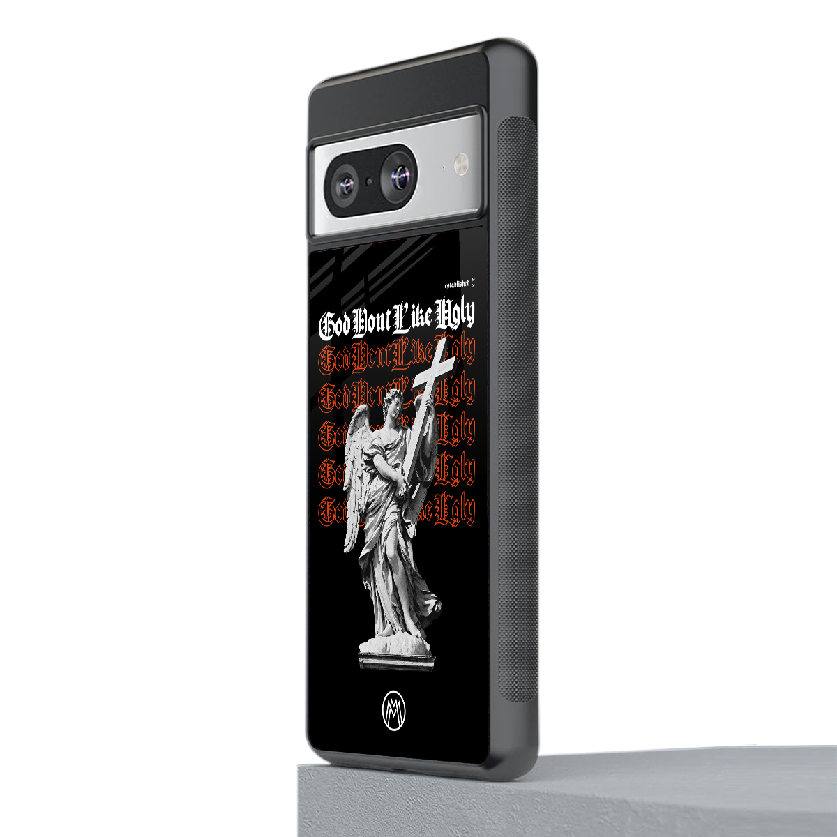 god don't like ugly back phone cover | glass case for Google Pixel 8