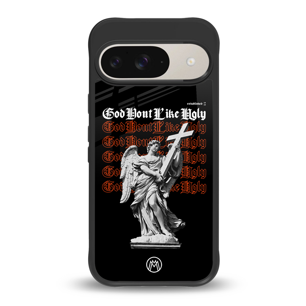 god don't like ugly back phone cover | glass case for google pixel 9