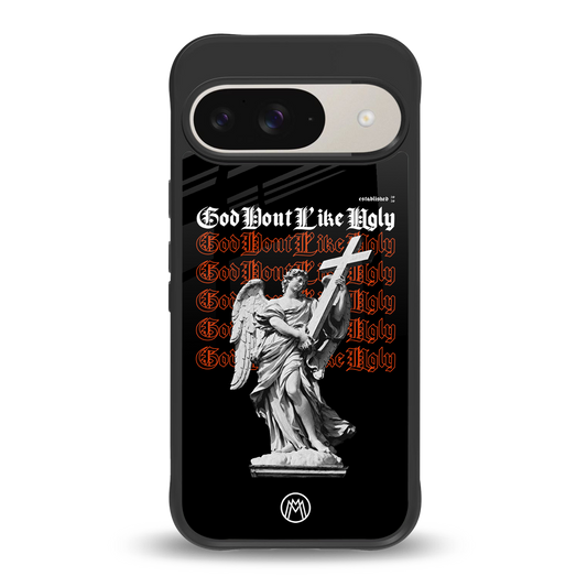 god don't like ugly back phone cover | glass case for google pixel 9