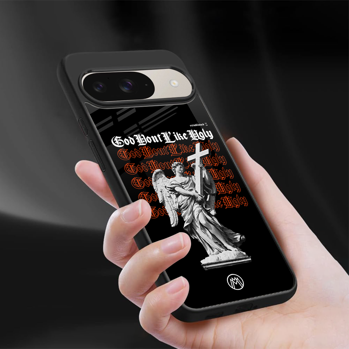 god don't like ugly back phone cover | glass case for google pixel 9