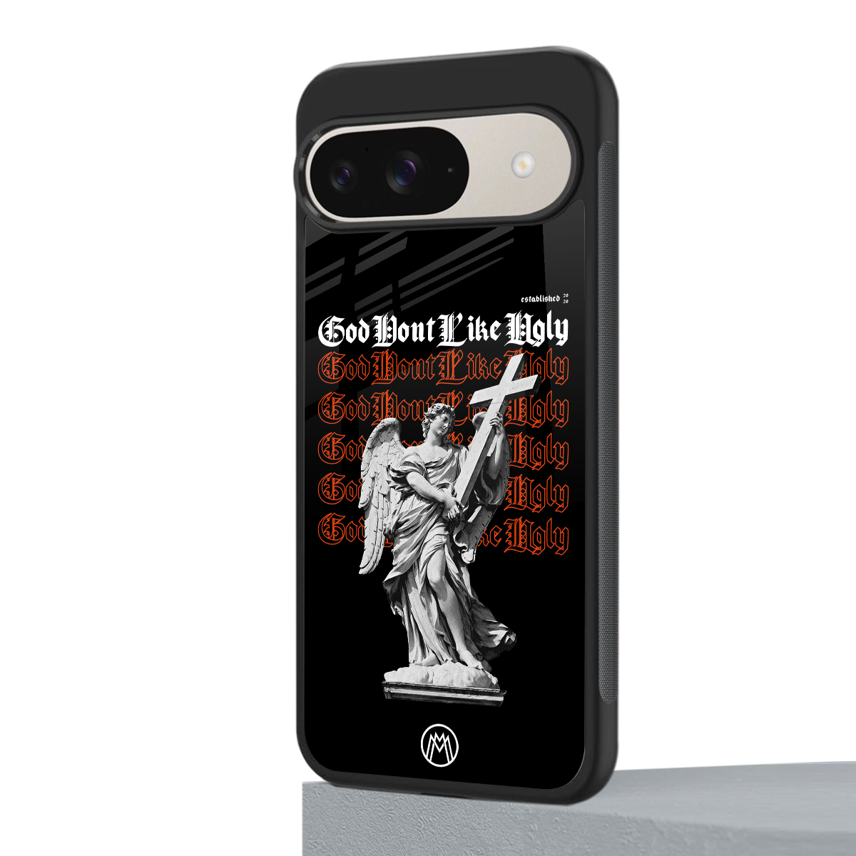 god don't like ugly back phone cover | glass case for google pixel 9