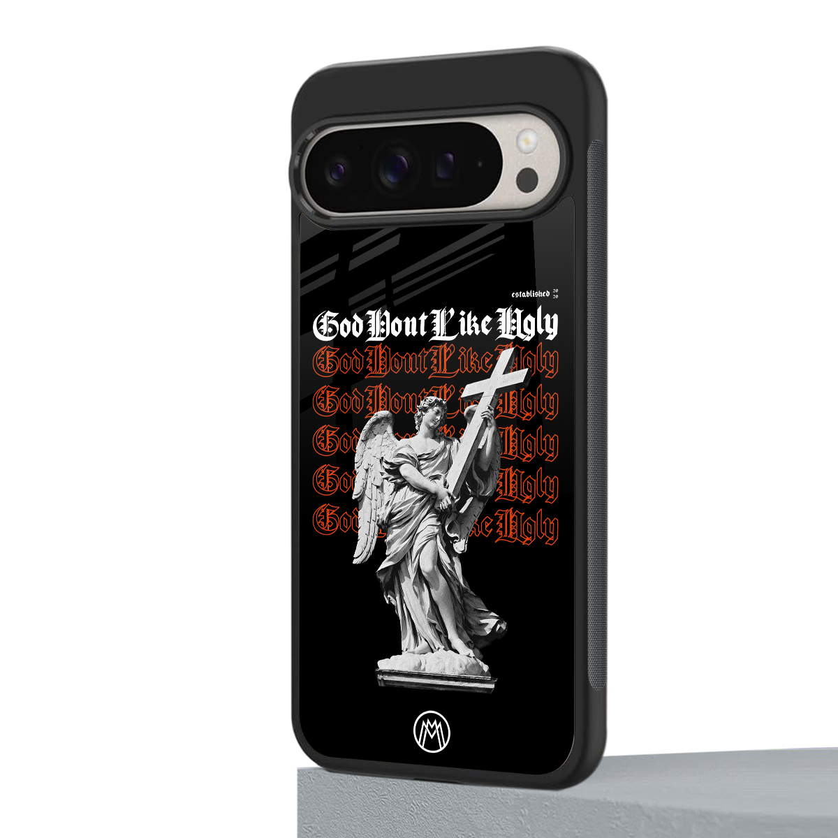 god don't like ugly back phone cover | glass case for google pixel 9 pro xl