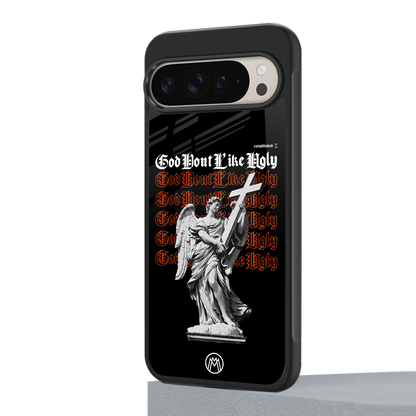god don't like ugly back phone cover | glass case for google pixel 9 pro xl