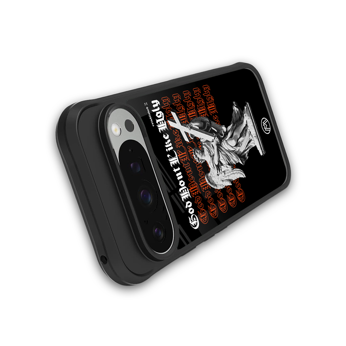 god don't like ugly back phone cover | glass case for google pixel 9 pro